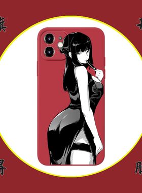 旗袍少女纯欲风性感辣妹适用iPhone XS Max手机壳X苹果XR/678plus