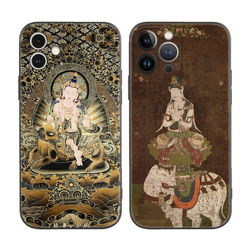 苹果iPhone16软壳中国风普贤菩萨