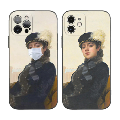 无名女郎适用iPhone手机壳苹果