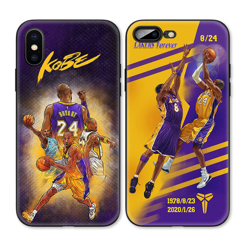 KobeBryant黑曼巴科比门徒适用iPhone XS Max苹果14pro手机壳678p