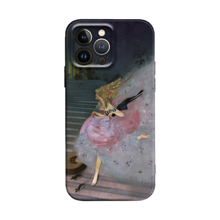 灰姑娘水晶公主出逃复古适用iPhone16Pro软壳15promax/14plus苹果13mini手机壳12/11