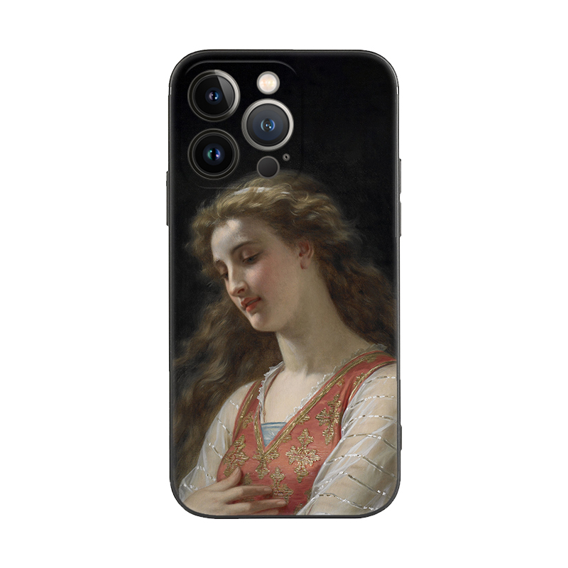 苹果iPhone16法式古典少女油画