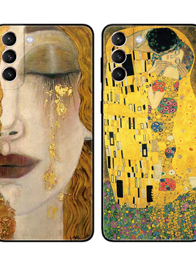 文艺复兴克里姆特艺术油画适用三星S25至尊S22pro/S23ULTRA/S21/S24FE手机壳SamsungNOTE20软壳