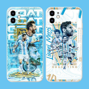 阿根廷国家队球王梅西Messi足球适用iPhone17Promax/16pro苹果15/14plus手机壳13mini液态12/11软壳XsMax