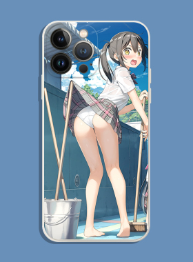 夏季日系JK制服短裙学生土酷少女适用iPhone XS Max苹果15/14pro手机壳678plus