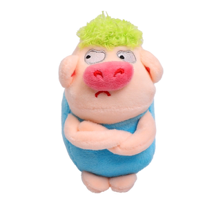 绿毛猪猪公仔汽车怀挡装饰车内转向灯雨刮器挡杆高级感女士饰品