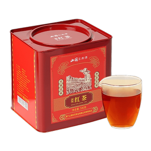 山国工夫茶99商务红茶正山小种茶叶一罐500g铁罐装大分量山国饮艺