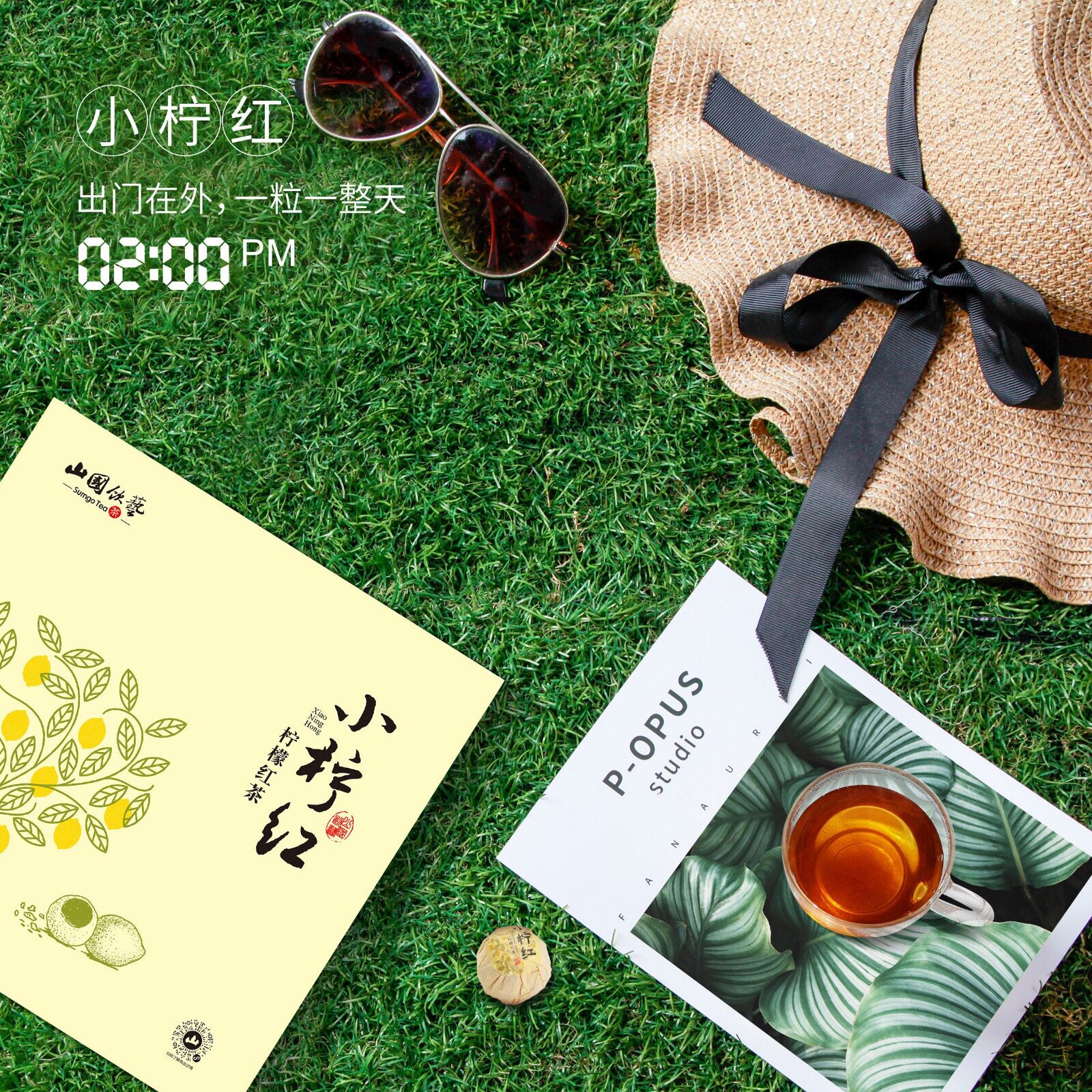 山国饮艺 小柠红 柠檬红茶 正山小种 夏日清凉饮品