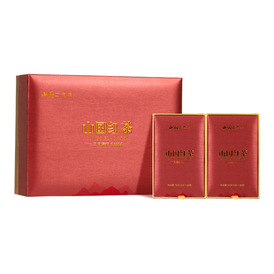 山国工夫茶山国红茶工夫滇红S1666高端礼盒装茶一盒180克山国饮艺
