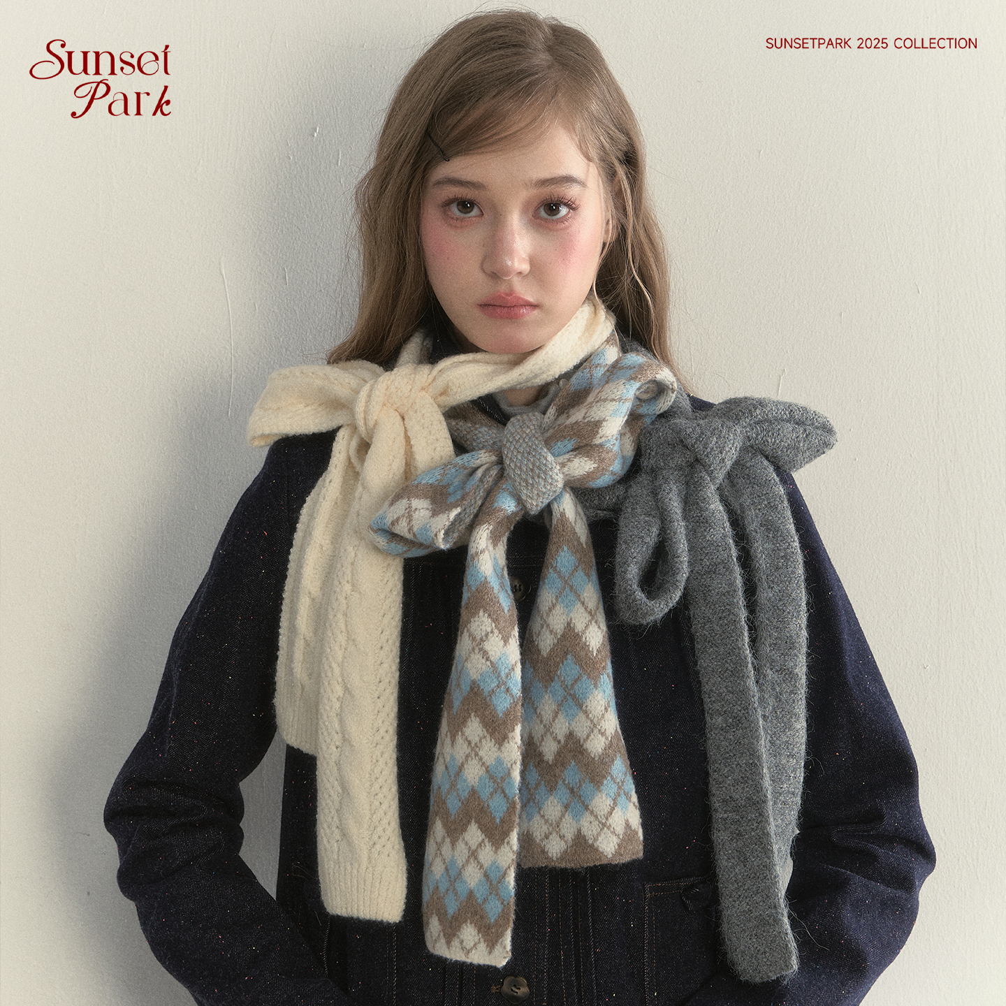 韩系飘带设计搭配点睛之笔