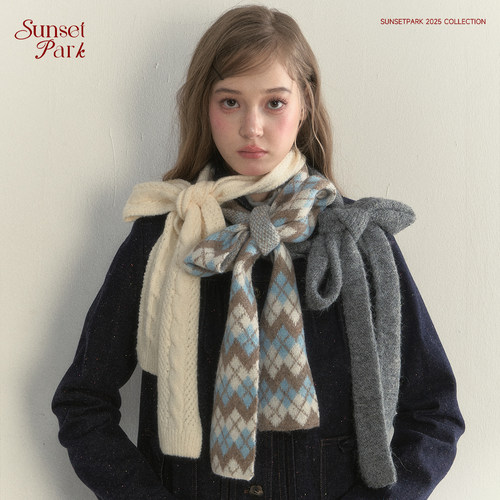 韩系飘带设计搭配点睛之笔