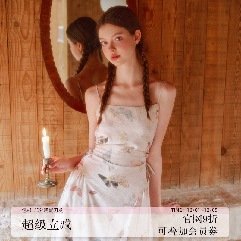SunsetPark蝴蝶翩翩连衣裙