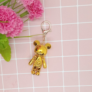 星际熊电镀钥匙扣满1699赠品符合条件加购联系客服改邮费单拍无效