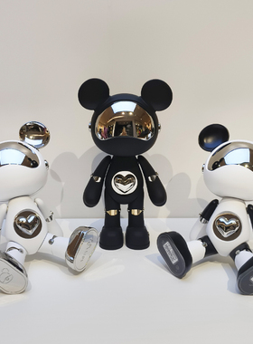 星际熊金属摆件客厅艺术摆件