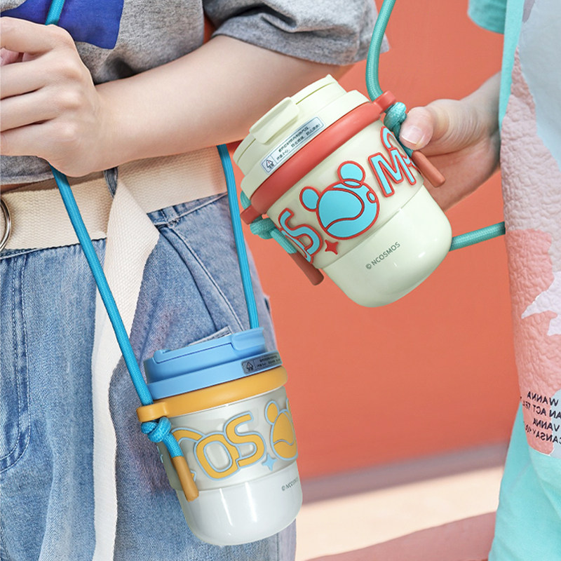 星际熊316不锈钢咖啡杯便携随行保温杯小巧可爱女生高颜值水杯