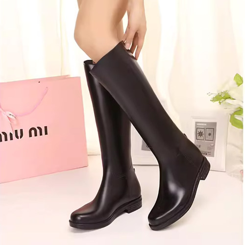 时尚高筒雨靴防水长筒雨鞋女士