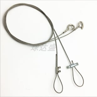 固定器卡线锁紧件孔卡锁线器吊绳器双接线头卡扣钢丝绳头夹线锁头