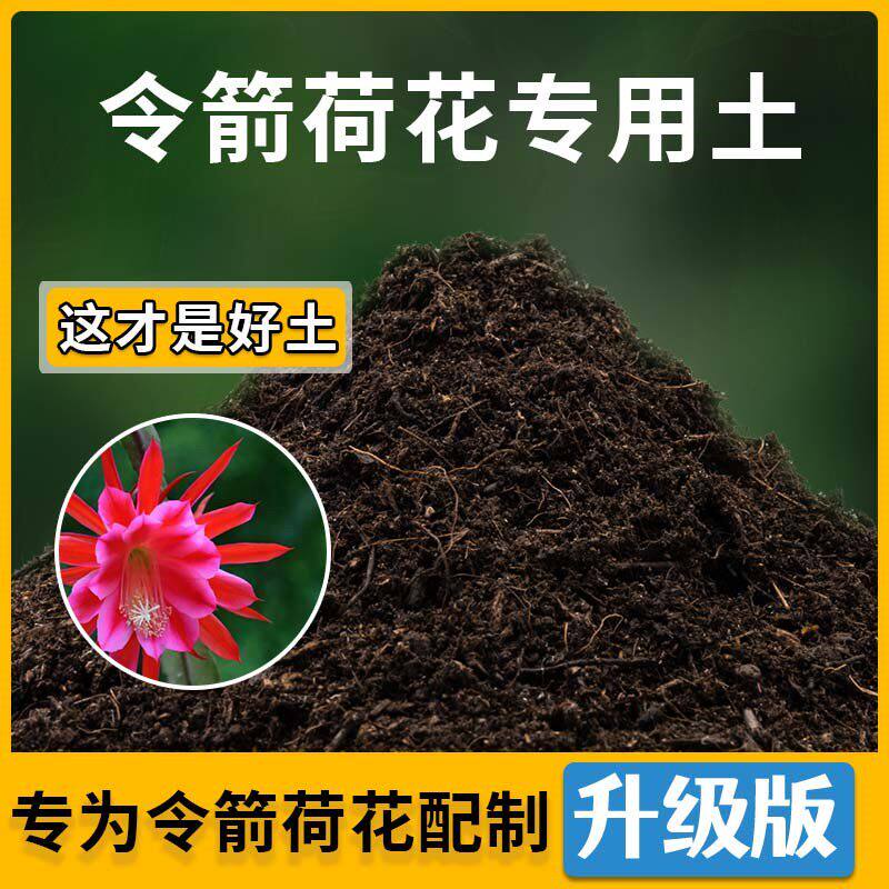 令箭荷花专用土令箭荷花营养土家用种植土壤家庭盆栽种花养花有机