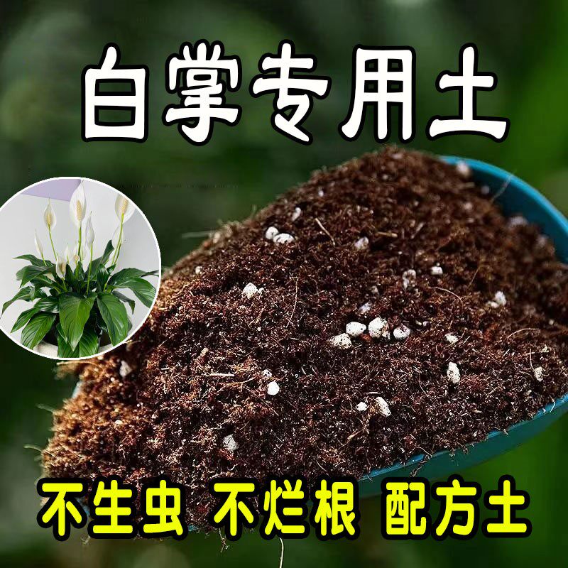 白掌专用营养土 白掌专用土 通用型盆栽花土种花养花红掌种植土壤