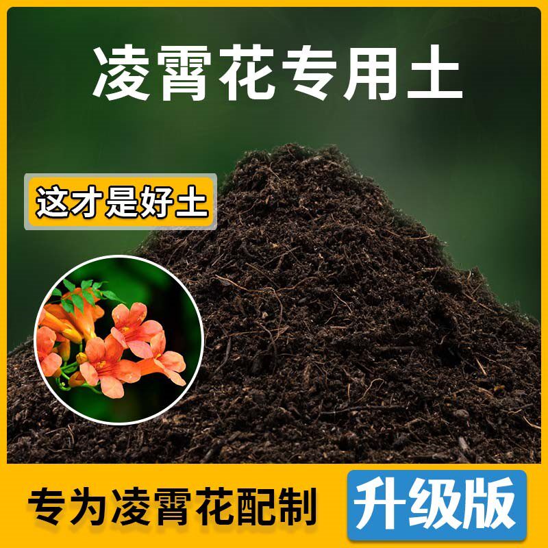 凌霄花专用土凌霄花营养土家用种植土壤家庭盆栽种花养花有机土