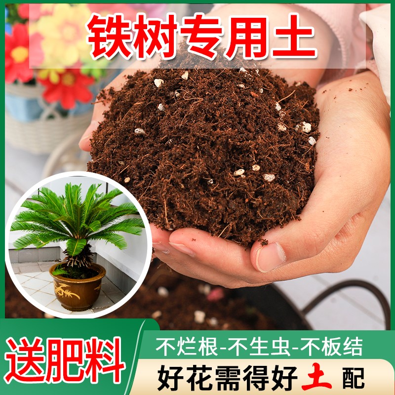 铁树家用栽培土含泥炭不板结高温灭菌盆栽加深生根粉阳台保水保肥
