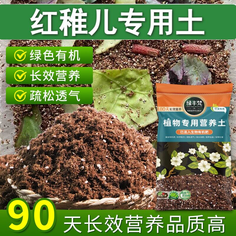 红稚儿专用种植土干湿循环好盆栽土配比科学缓冲肥效试用装多肉