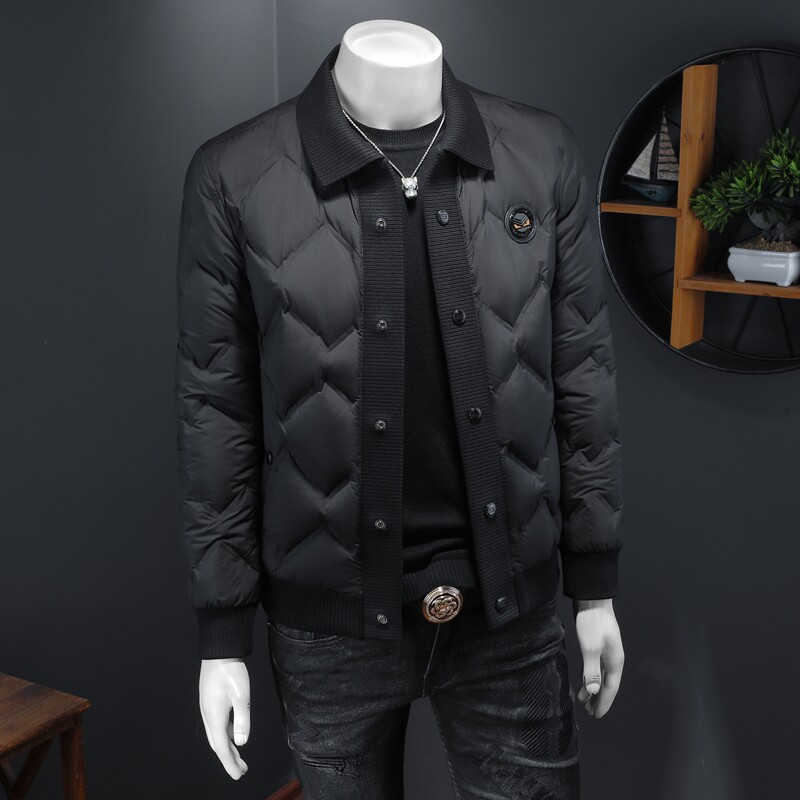 男士轻薄款款羽绒服标90白鸭绒钱塘6019-66109-P365假模图,男装羽绒服,钱塘6019(原2022)