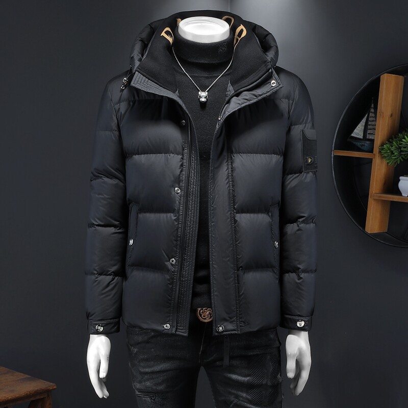 2024 男士羽绒服标90白鸭绒 钱塘6019-货号66509-P450 假模图图片
