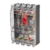 DZ20LE透明塑壳漏电断路器250 4300160A400A630A三相四线空气开u.