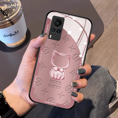 vivo玻璃硅胶潮牌可爱创意手机壳