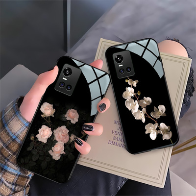 栀子花vivos12手机壳新款y97y95玫瑰y85y83适用nex3s后指纹z1i保护套u1s7e小众y55s女神s10pro玻璃y73s硅胶s9