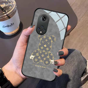 印花熊华为nova9手机壳玻璃nova8pro高级复古nova7se适用nova6保护套创意4g版5g女nova5ipro硅胶蓝色5z新款灰