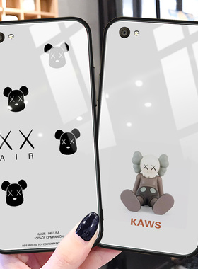 暴力熊vivox9l手机壳简约x9plus卡通玻璃x9splus硅胶u3适用y5s网红风情侣y9s男女v17防摔z5i新款z5x保护套z6