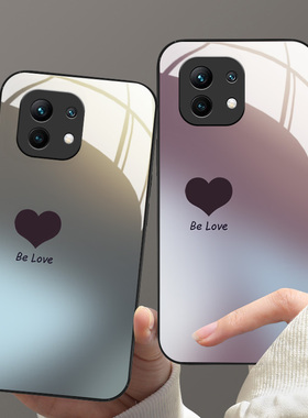暗紫色爱心适用小米12手机壳新款11ultra玻璃10pro情侣男女10s硅胶简约9se高级sultra透明尊享版mi青春保护套