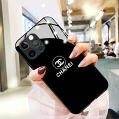 欧美小香适用苹果17pro手机壳16新款 iphone15promax网红12mini玻璃硅胶14情侣xsmax女11高级简约78plus保护套