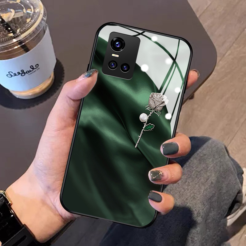 vivo玻璃硅胶中国时尚轻奢手机壳