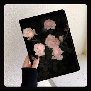 玫瑰ipad10.9保护套mini6硅胶air4高级5321新款2019/20平板7.9电脑8.3英寸10.2硬壳10.5带笔槽11苹果pro适用