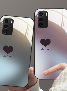 暗紫色爱心适用华为畅享50手机壳z新款30e玻璃20pro情侣男女10plus硅胶8麦芒10se简约9se高级11想九十二三套