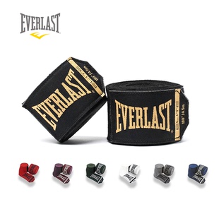 EVERLAST 精英拳击绷带泰拳格斗散打运动绷带绑手带微弹4.5米