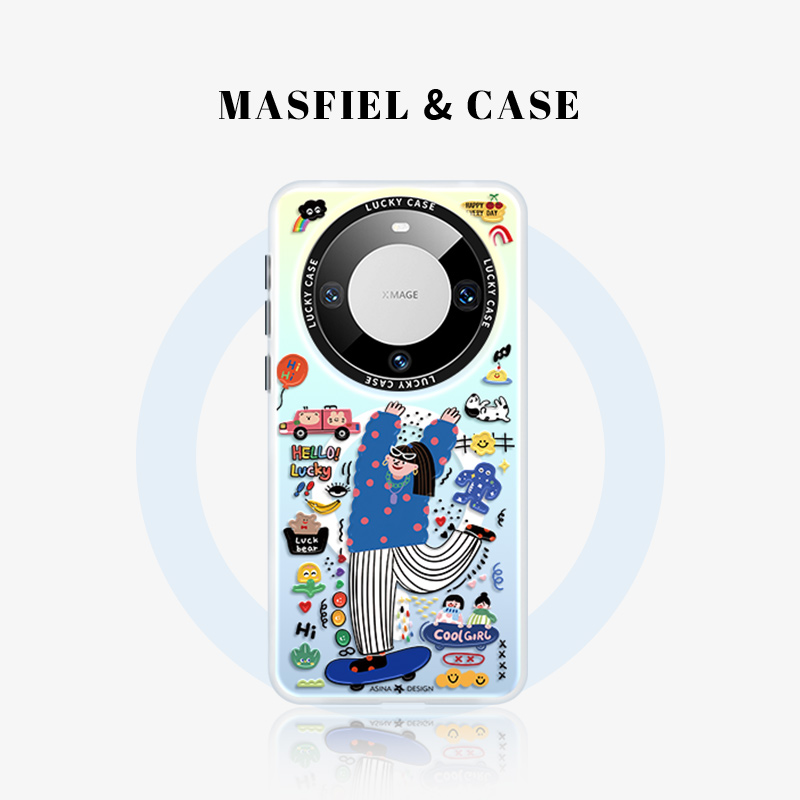 快乐起来艺术创意高级感手机壳