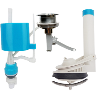 老式连体坐便器水箱配件单按钮侧按抽水马桶链条低水箱排水进水阀