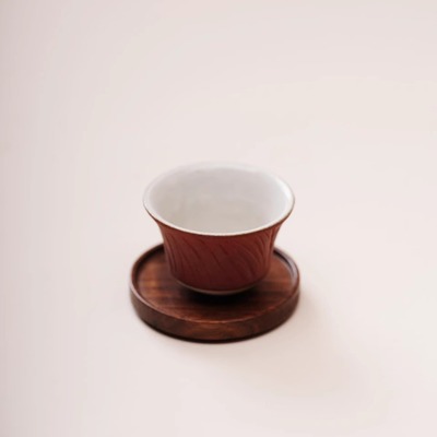 一条新派紫砂原矿紫泥主人杯手工