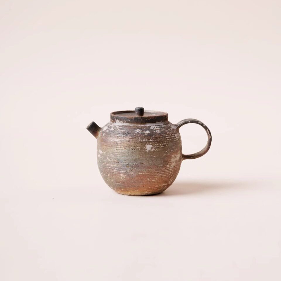一条新派紫砂【白鲸】原矿清灰段泥紫砂茶壶手工