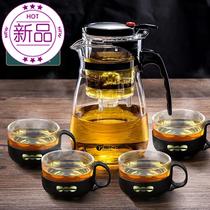 创意耐热耐高温茶器迷你过滤小号泡茶杯蒸茶壶玻璃茶壶沏h茶套装