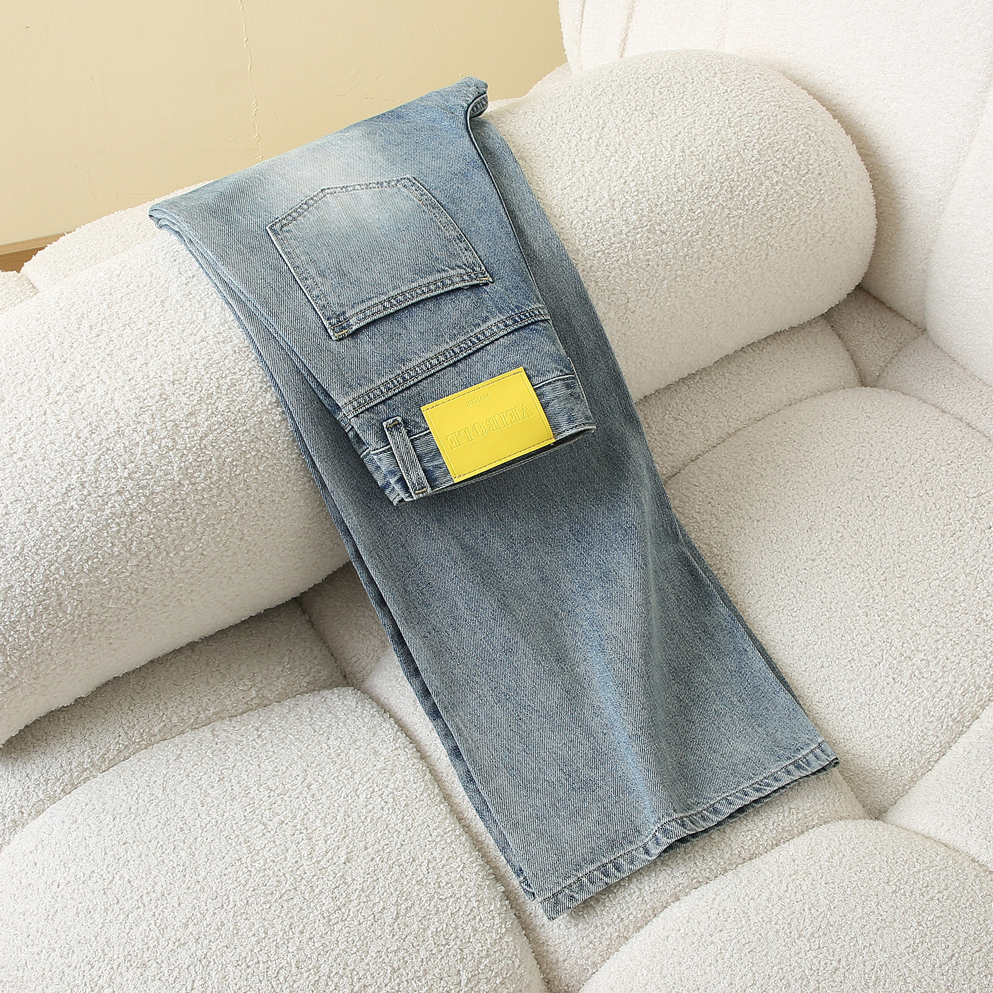 窄版阔腿牛仔裤女2025秋季新款梨型身材高腰宽松垂感直筒拖地裤子,女装/女士精品,牛仔裤,淘宝优惠券,粉丝福利购,淘宝优惠卷