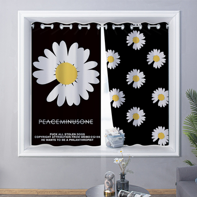 新流行权志龙Gd雏菊卧室宿舍窗帘儿童房飘窗客厅定制遮光布