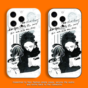 薰香花朵手机壳适用苹果17promax小米红米透明硅胶软壳vivo荣耀oppo华为pura70保护套日本动漫二次元小众新款