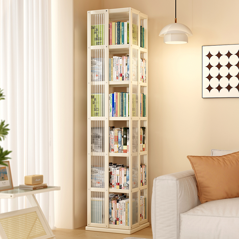 【360°自由旋转】家用旋转书架