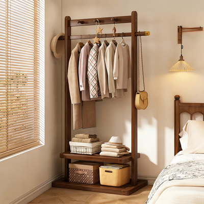 【加固新升级！】卧室落地衣帽架