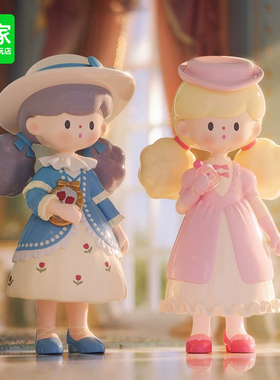 现货包邮 Molinta爆米花妹妹七代梦回洛可可盲盒手办摆件女生礼物